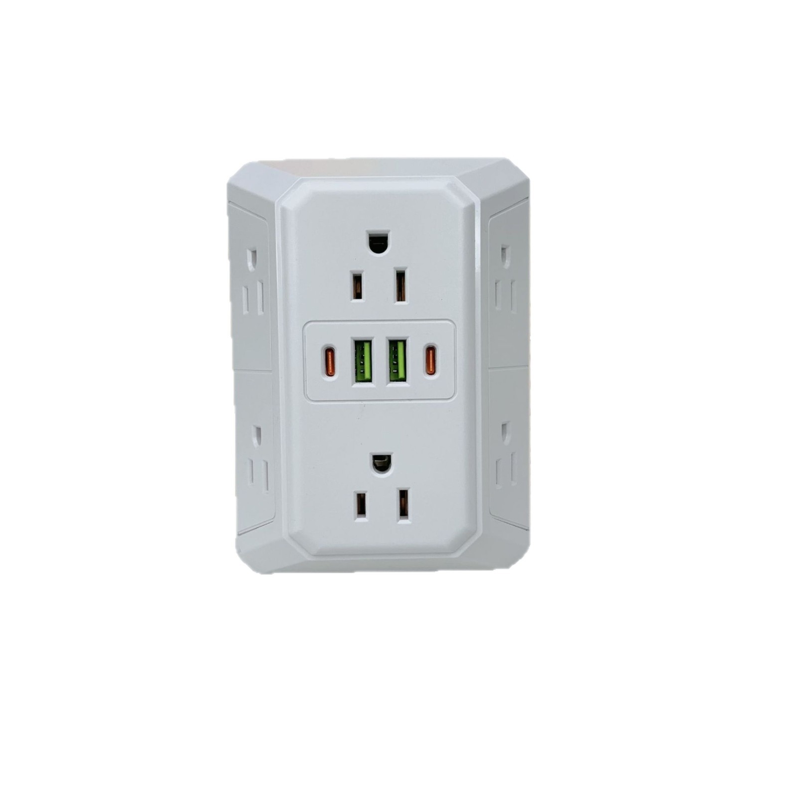 Electronics Gadgets For Home - Amerikaanse multi-stopcontact wandcontactdoos met 6 AC-aansluitingen,