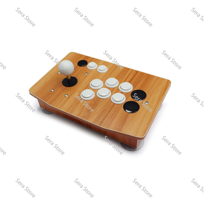 Retro Game Controller Usb - Massief houten DIY arcade-joystick USB-gamecontroller voor