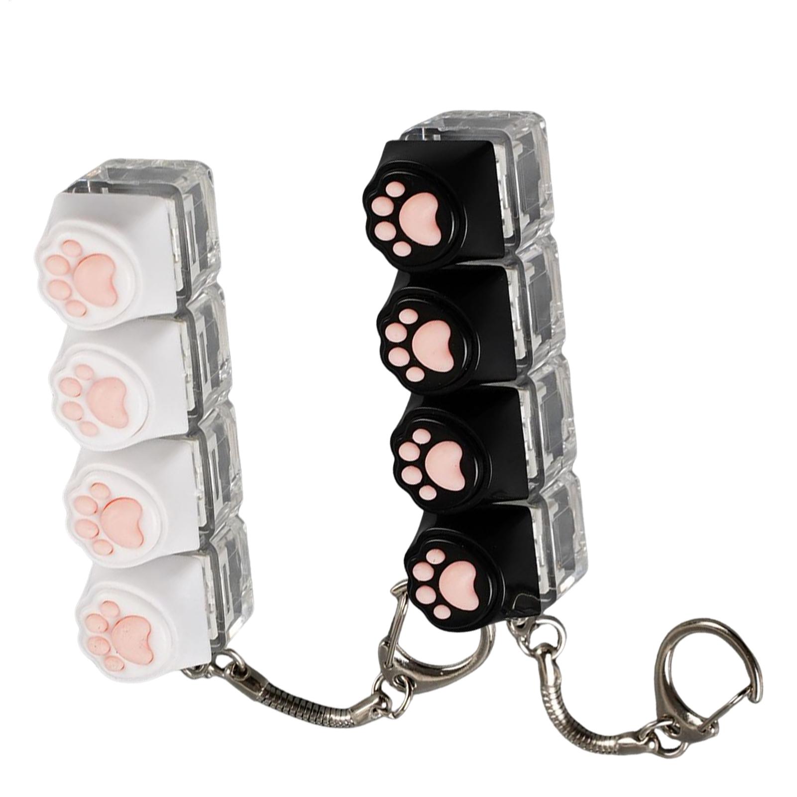 Electronics Gadgets For Kids - LED-toetsenbord sleutelhanger Fidget speelgoed Crystal Clicker