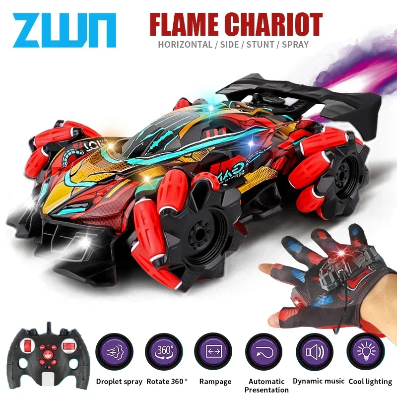 Led Gloves Music - F2 RC Drift Auto Met Muziek