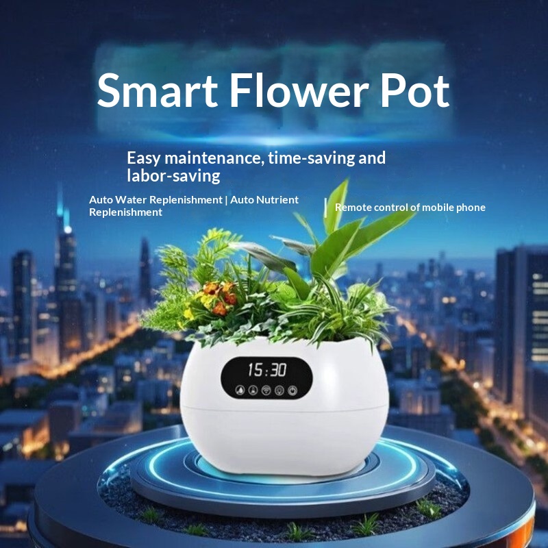 Electronic Gift - AI Intelligente Bloempot Automatische Bewatering Voedingsstoftoevoer