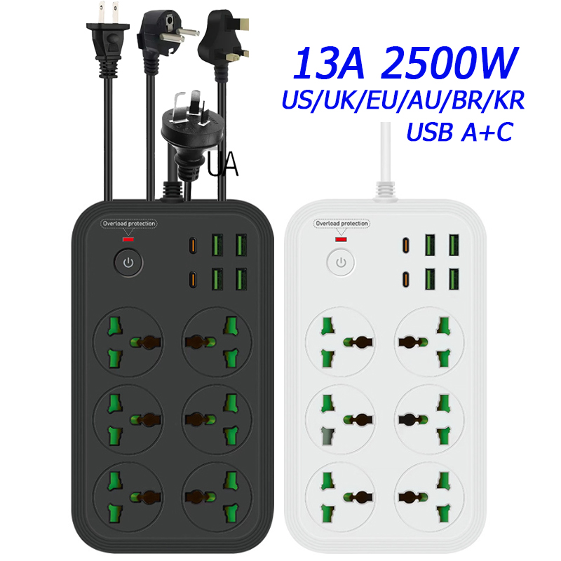 Electronics Gadgets For Home - 13A Universele Stekkerdoos Stopcontacten met Verlengkabel