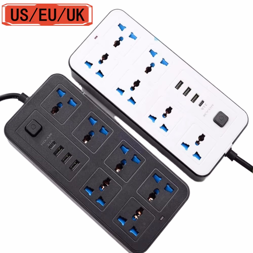 Electronics Gadgets For Home - Universele stekkerdoos met Type-C USB-poort, 2m