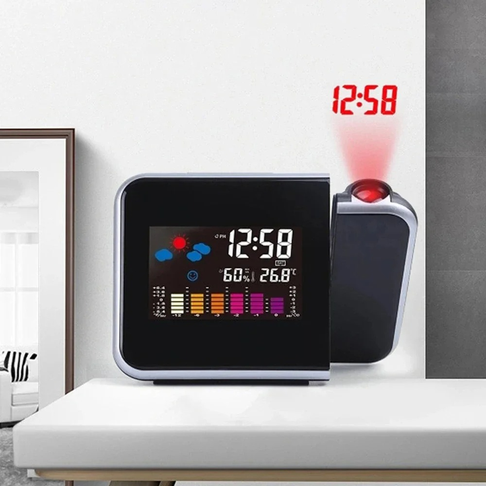 LED roterende projectie wekker - Modern Electronics Gadgets recensie en prijs