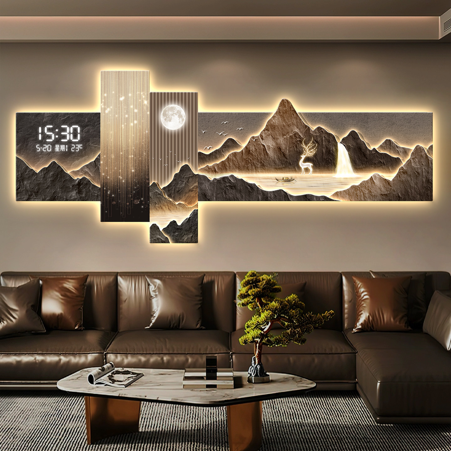 Moderne LED woonkamer decorati - Modern Electronics Gadgets recensie en prijs