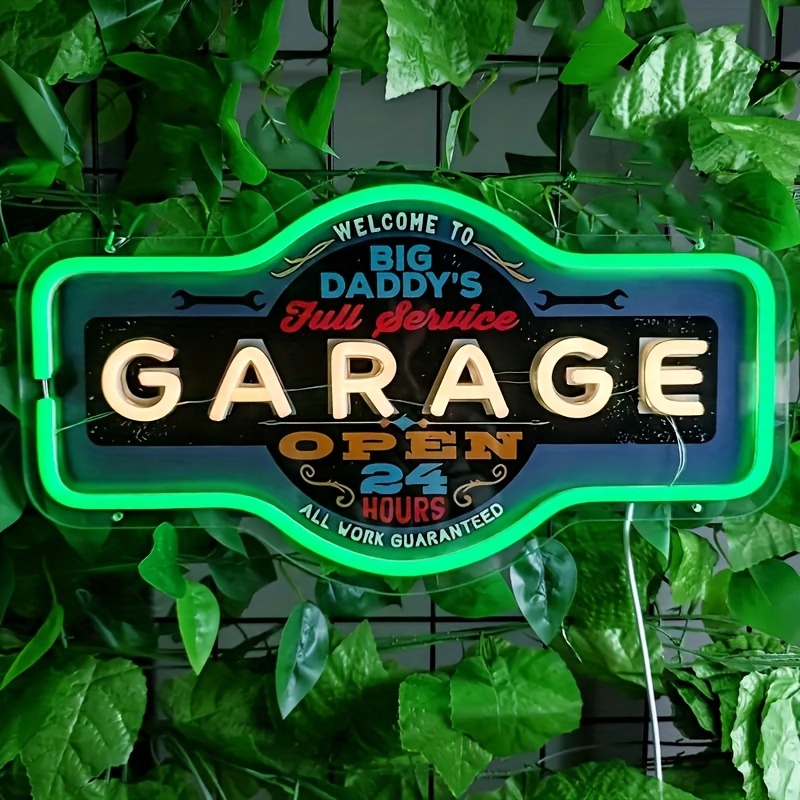Retro Garage LED Neon Sign UV  - Retro Game Controller Usb recensie en prijs