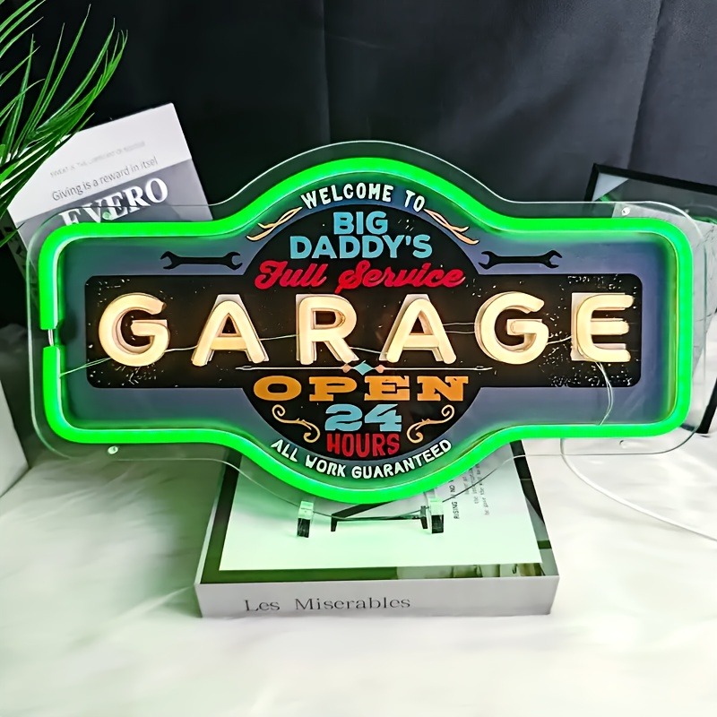 Retro Garage LED Neon Sign UV  - Retro Game Controller Usb recensie en prijs