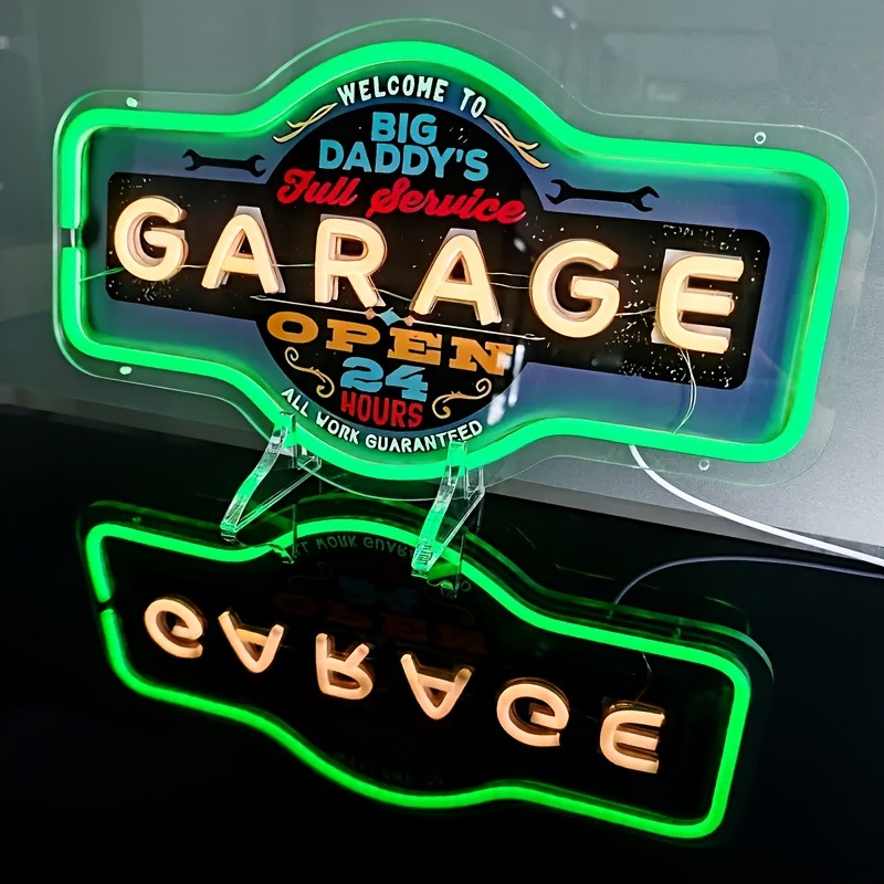Retro Garage LED Neon Sign UV  - Retro Game Controller Usb recensie en prijs