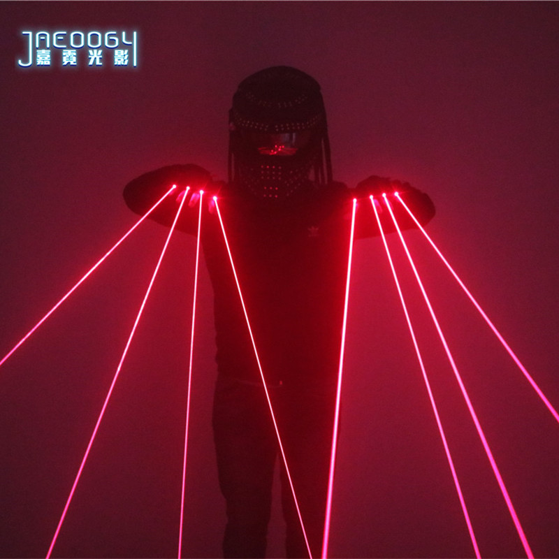 Rode laserhandschoenen voor na - Led Gloves Music recensie en prijs
