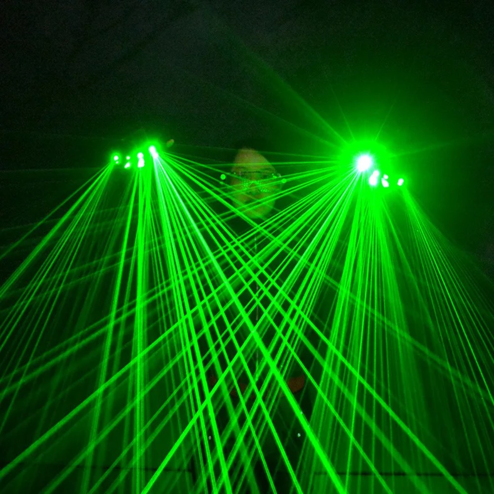Groene laserhandschoenen Laser - Led Gloves Music recensie en prijs