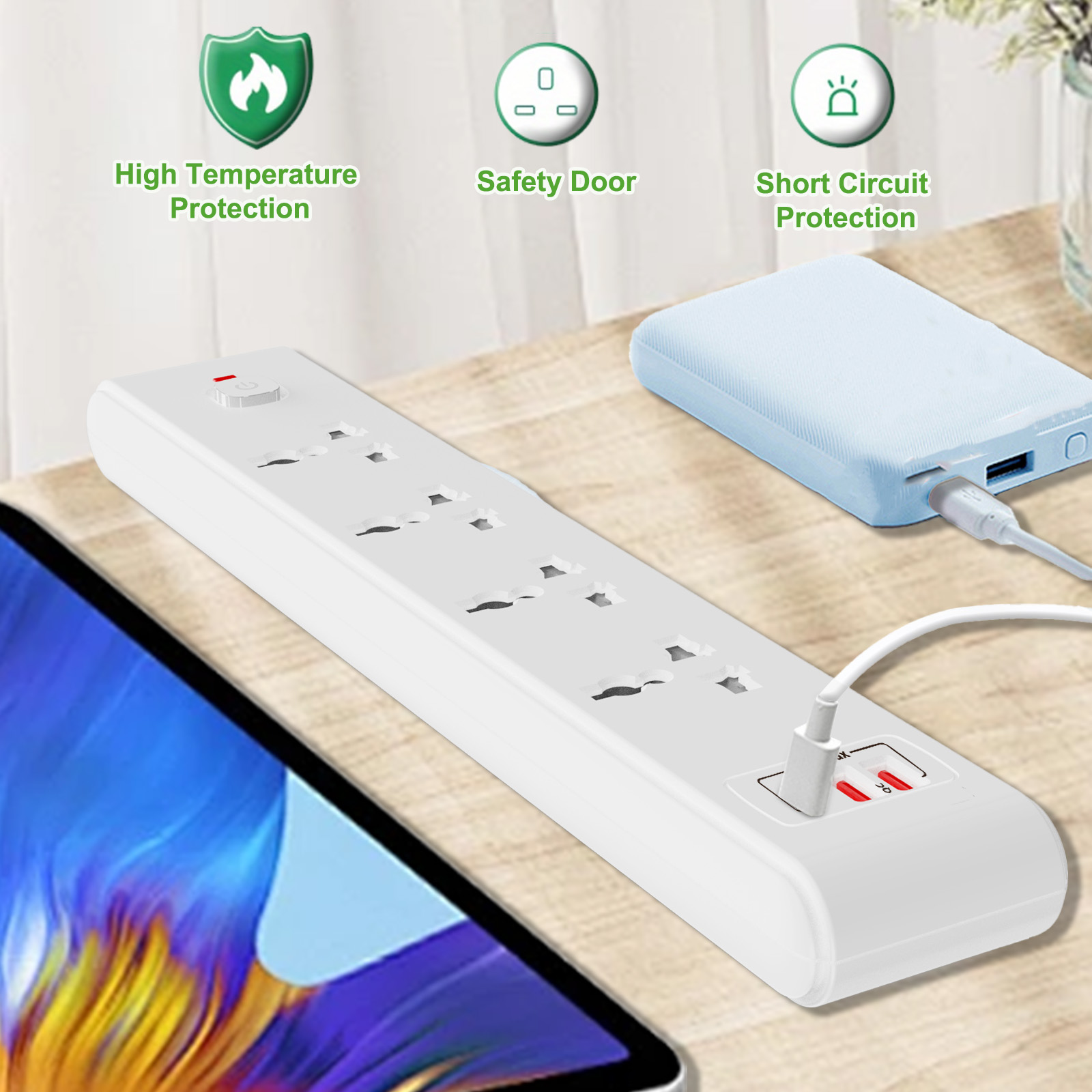 1pc wit AU Wandmontage stopcon - Electronics Gadgets For Home recensie en prijs