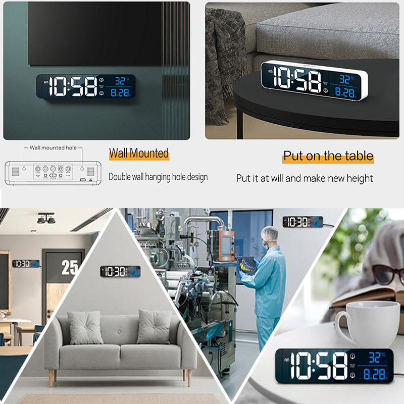LED digitale wekker Wand-/tafe - Modern Electronics Gadgets recensie en prijs