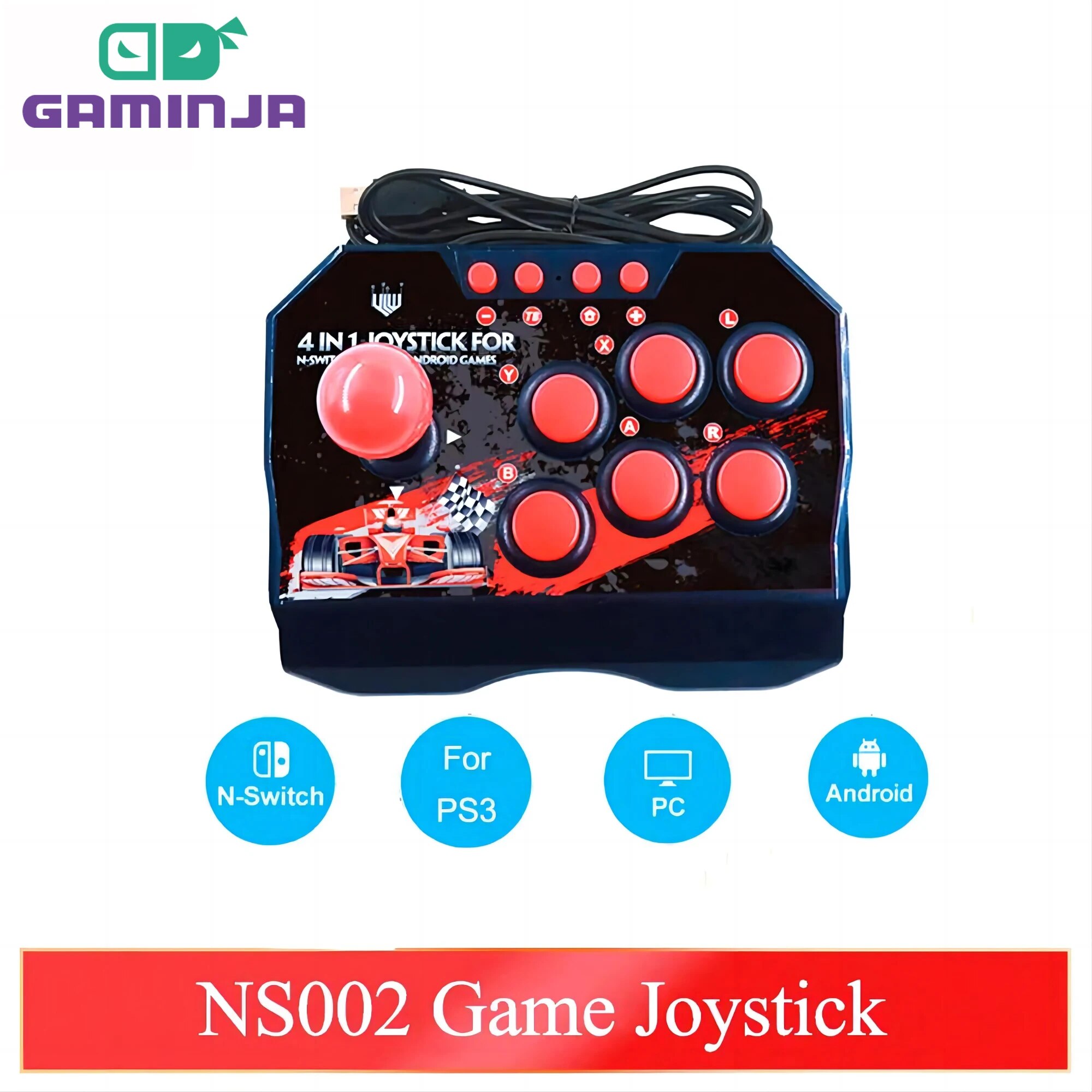 GAMINJA NS002 4 In 1 Retro Arc - Retro Game Controller Usb recensie en prijs