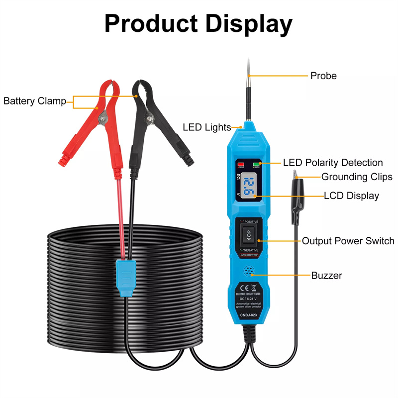Zekeringtester LCD-circuittest - Electronics Quiz recensie en prijs