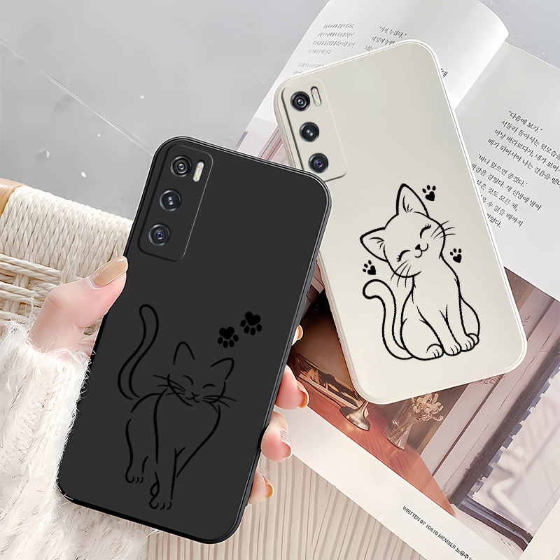 Schattige kattenprint, zwarte  - Vivo V40 recensie en prijs