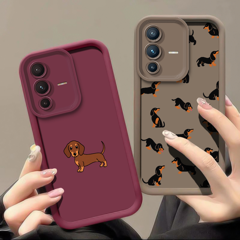 Telefoonhoesje met dachshundmo - Vivo V40 recensie en prijs