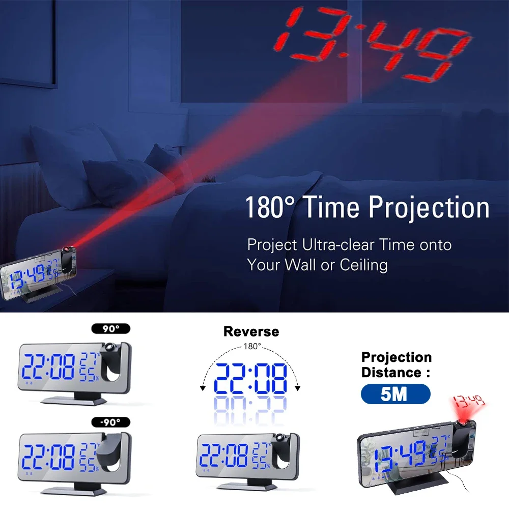 LED digitale projectiewekker U - Modern Electronics Gadgets recensie en prijs